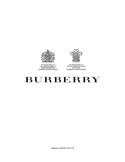 burberry 2018 annual report|ANNUAL REPORT 2017/18.